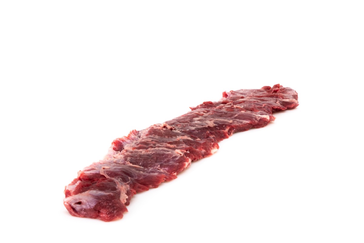 Arrachera inside de novillo