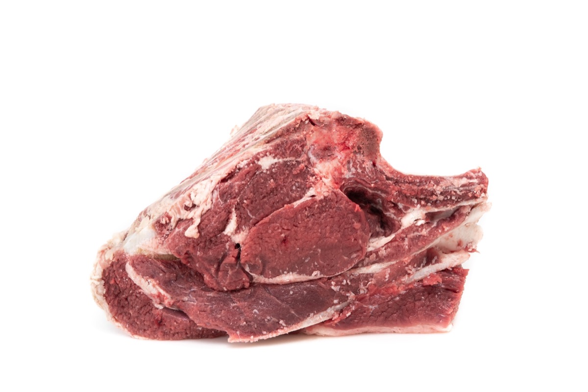 .Chuletón de res de novillo