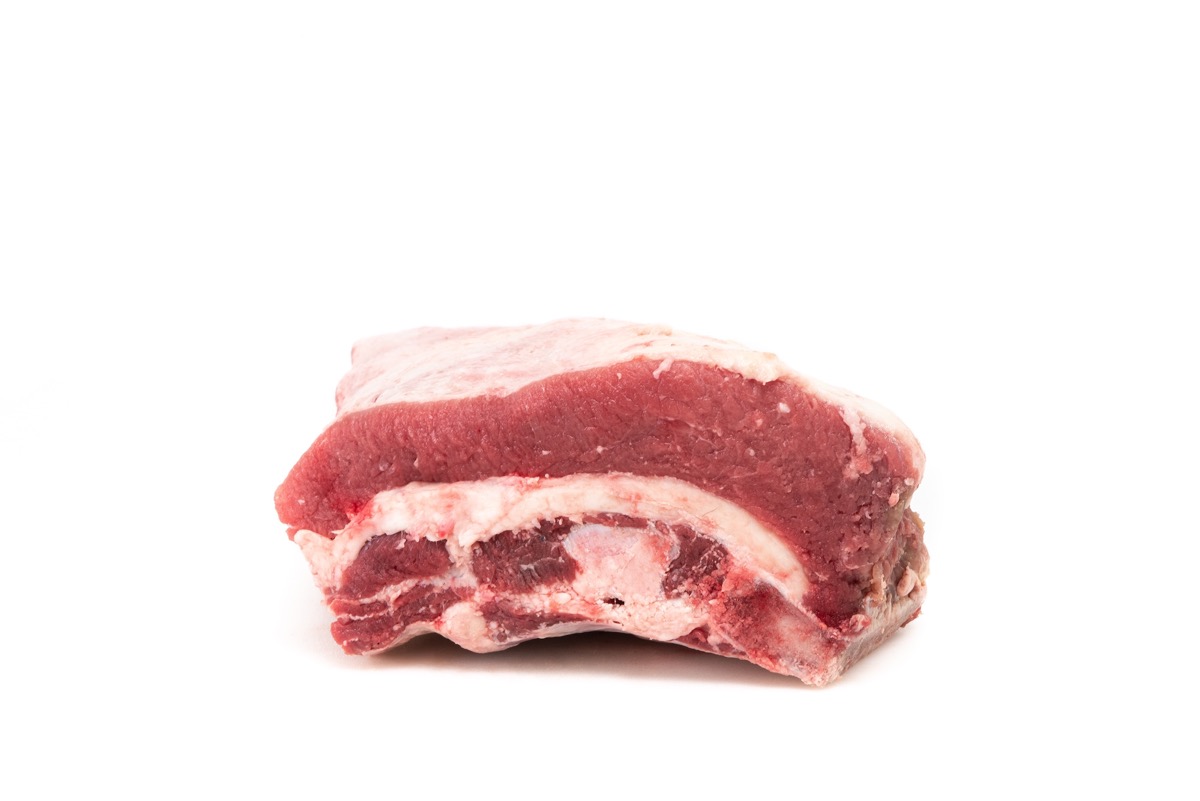 costilla simple de novillo