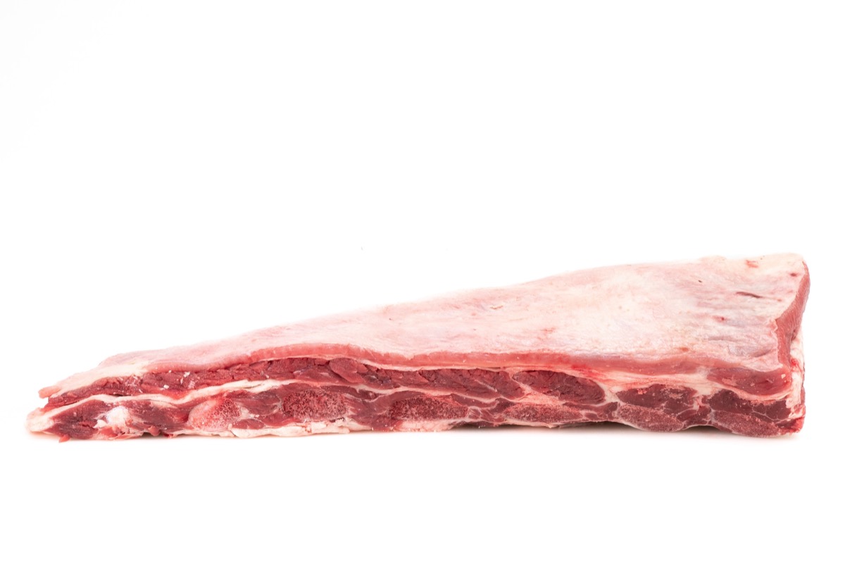 costilla simple de novillo