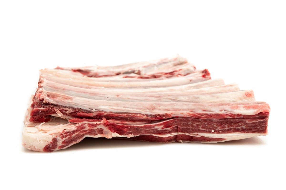 Costilla simple res de vaca al mayoreo en Mexico